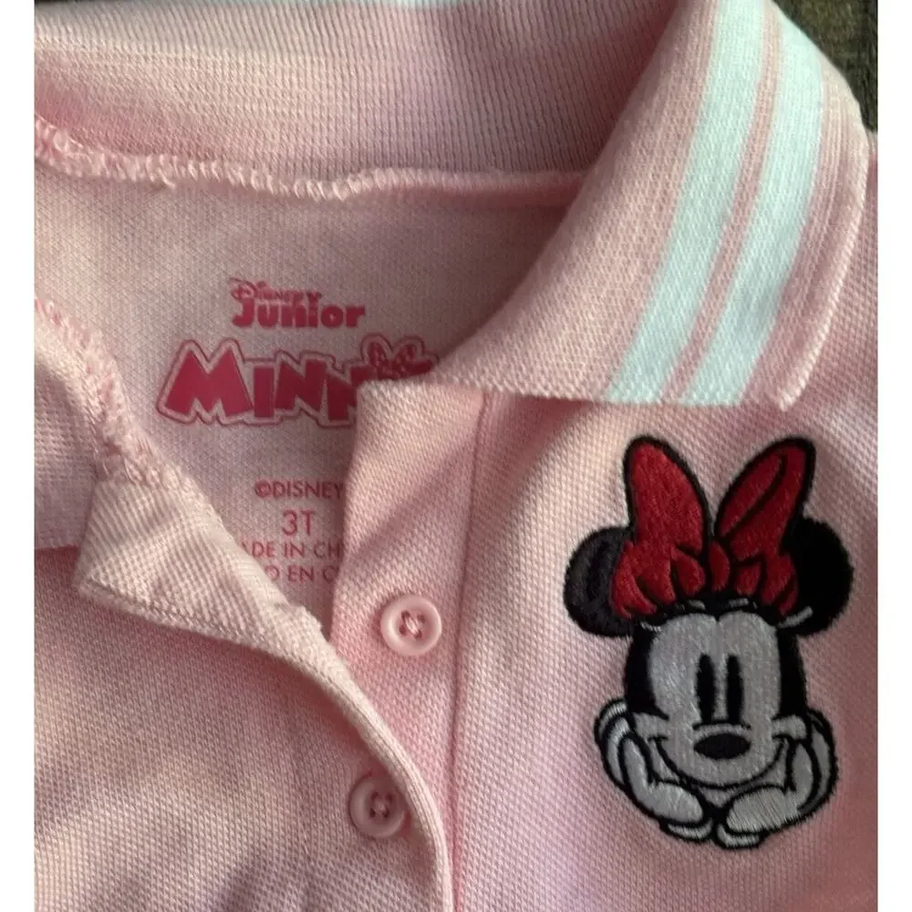 Disney Minnie Mouse Pink Fit and Flare Tennis Dress Girls Size 3T